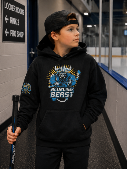 Youth Blueline Beast  Hoodie