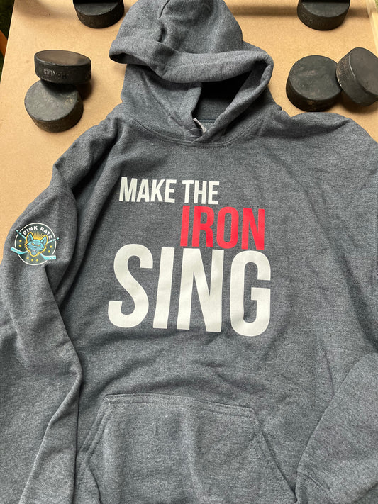 Youth Hoodie “Make The Iron Sing”