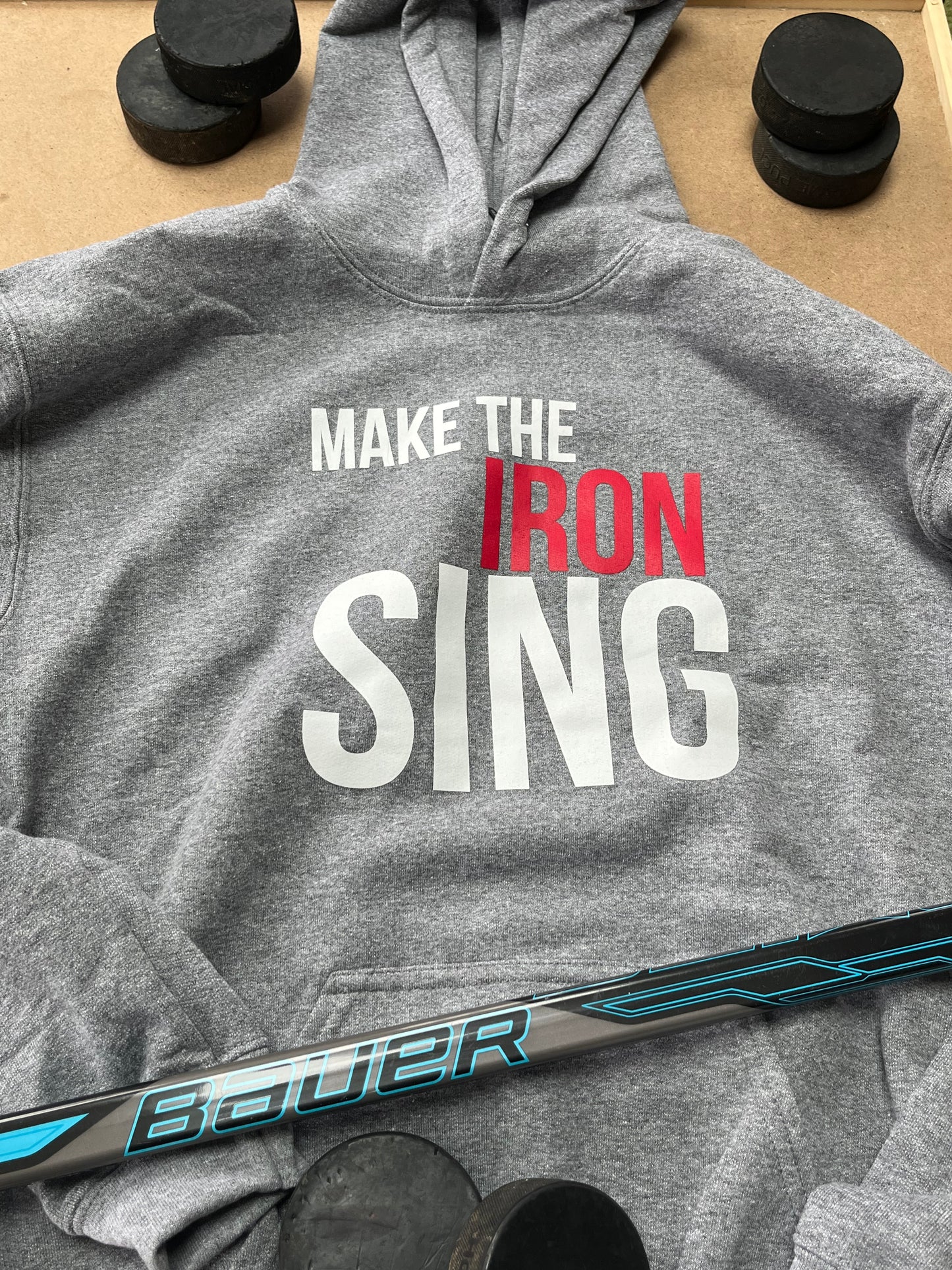 Youth Hoodie “Make The Iron Sing”