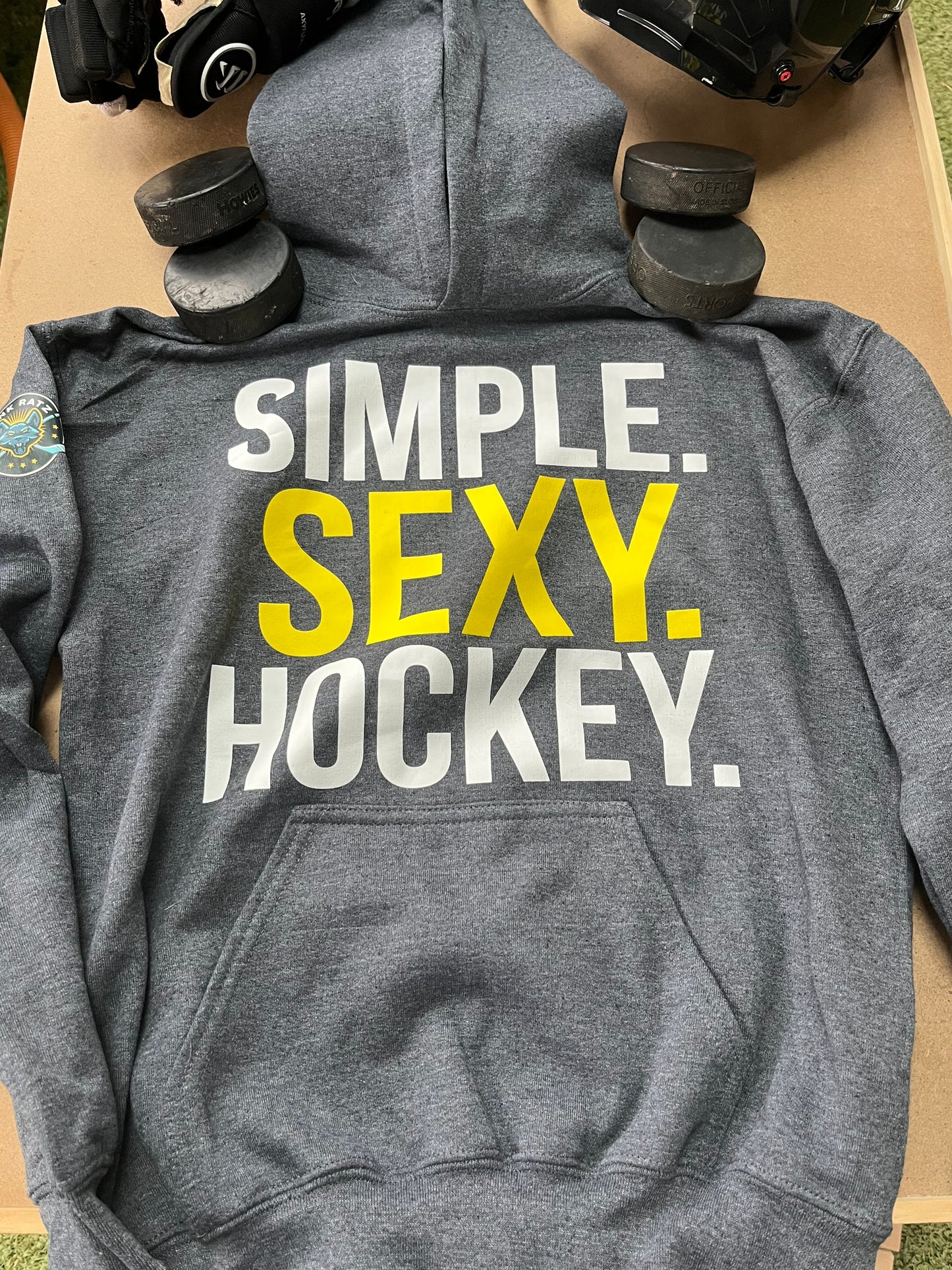 Youth Hoodie “Simple. Sexy. Hockey”