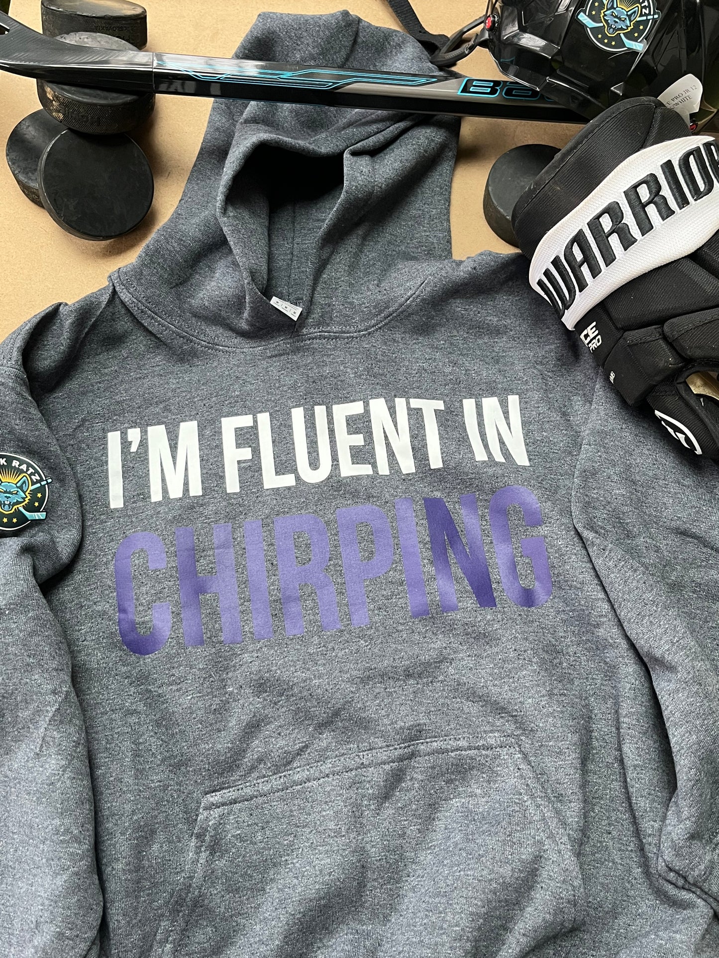 Youth Hoodie “I’m Fluent In Chirping